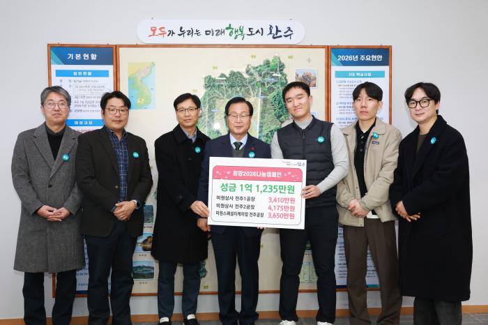 미원상사 완주군 아동 위해 1억 1천여만 원 쾌척 기사 이미지